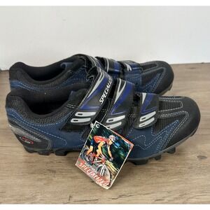 Specialized Body Geometry Mountain Bike Shoes Mens 8 Womens 10 Navy Blue NWT